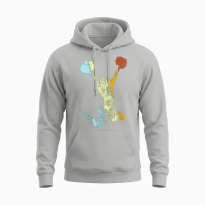Cheerleading Retro Unisex Hoodie - Ash