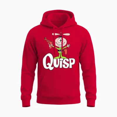 Quisp (original Logo) Unisex Hoodie - Red