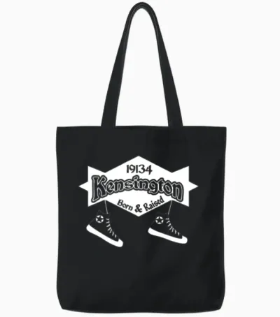 Kensington Born Raised Tote Bags - Black