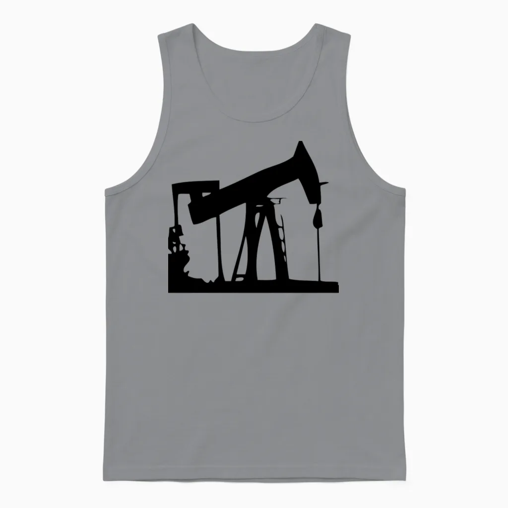 Oil Rig Unisex Tank Top in Sport Grey
