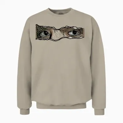 Eyes Human Unisex Sweatshirt - Sand
