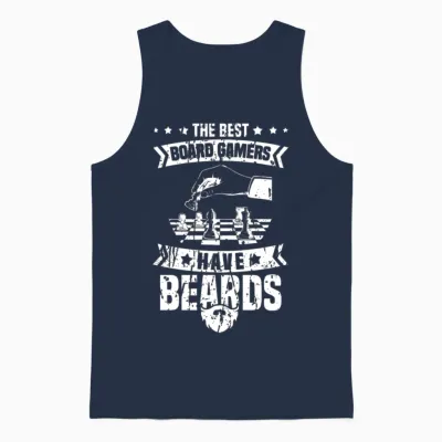 Board Games Unisex Tank Top - Navy