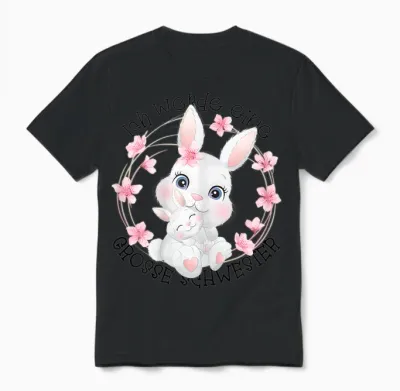 Ich Werde Große Schwester 2026 Unisex T-Shirt - Black