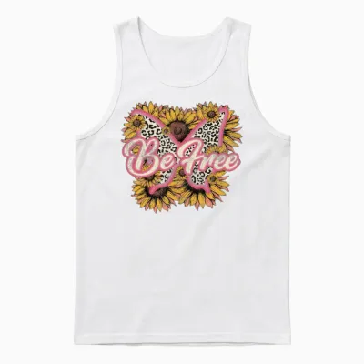 Retro Unisex Tank Top - White