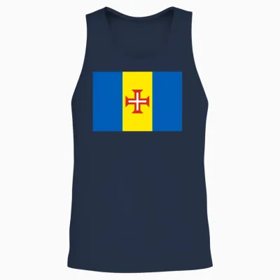 Madeira Unisex Tank Top - Navy