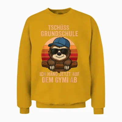 Tschüss Grundschule Gymi Grundschule Abschluss 2026 Unisex Sweatshirt - Gold