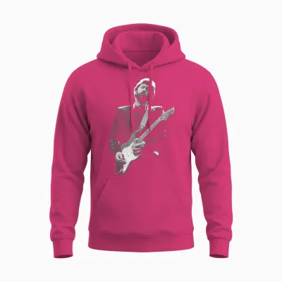 Eric Clapton Royal Albert 1987 T-Shirt, Black, S Unisex Hoodie - Heliconia