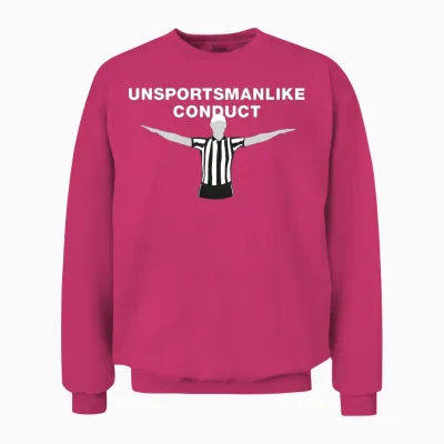 Unsportsmanlike Conduct Unisex Sweatshirt - Heliconia