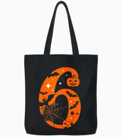 Couple Halloween Costume 6 7 Rizz Six Seven Meme Tote Bags - Black