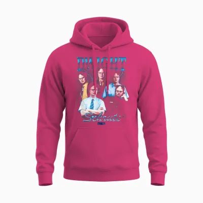 The Office Dwight Schrute Heartthrob - Officially Licensed T-Shirt, Black, S Unisex Hoodie - Heliconia