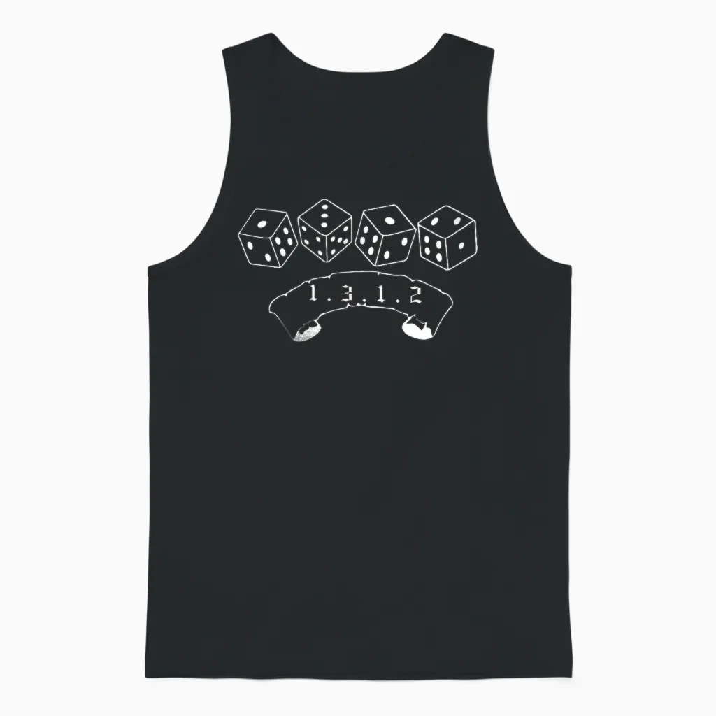 1312 T-Shirt 1312 Hoodie 1312 Handyhülle 1312 Würfel Unisex Tank Top in Black