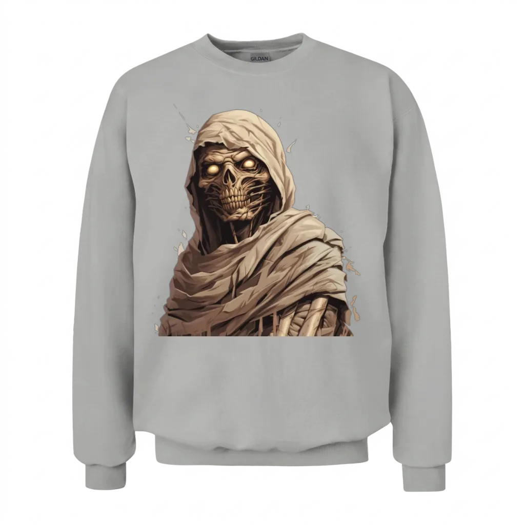 Undead Mummy Unisex Sweatshirt - Ash