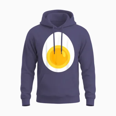 Deviled Egg Halloween Costume Unisex Hoodie - Heather Sport Dark Navy