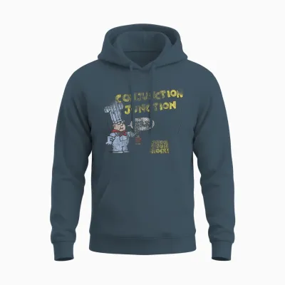 Schoolhouse Rock Conjunction Junction Conductor Retro Tv Unisex Hoodie - Dark Heather