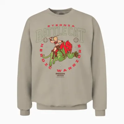 Maîtres De L'univers : Chat De Combat Eternia Unisex Sweatshirt - Sand