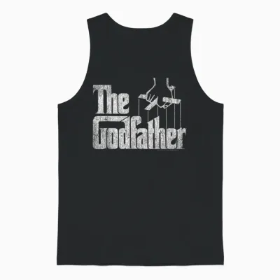 The Godfather T-Shirt - Herren, Schwarz, S, Kurzarm, Klassische Passform, Offizielles 'the Godfather' Logo Unisex Tank Top - Black