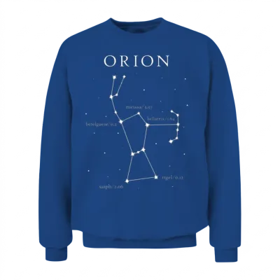 Orion Constellation Astronomy Stargazing Unisex Sweatshirt - Royal