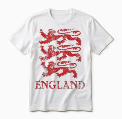 England-Löwen-Symbol Englischer Stolz Unisex T-Shirt - White