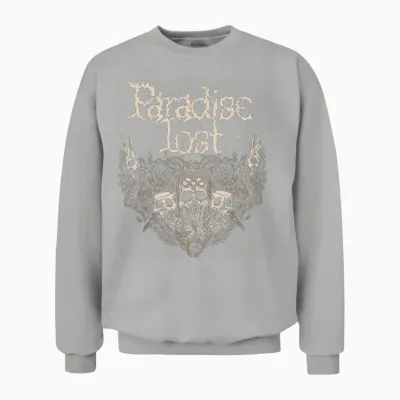 Paradise Lost - 'gotischer Schädel' Unisex Sweatshirt - Ash