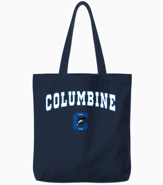 Columbine Senior High School Rebels C2 Tote Bags in Navy