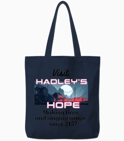 Visit Hadley's Hope Tote Bags - Navy