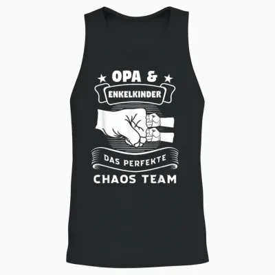 Opa & Enkelkinder Team Opa Enkelkinder Unisex Tank Top - Black