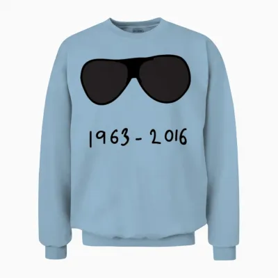 George Michael Tribute 1963 2016 Unisex Sweatshirt - Light Blue