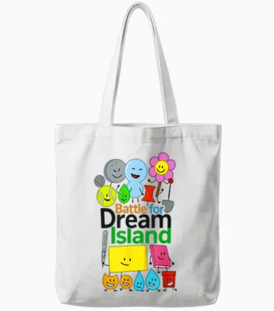 Hilarious Bfdi Graphics for Kids Battle for Dream Boys Gifts Tote Bags - White