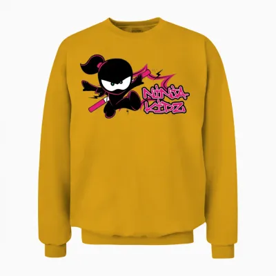 Ninja Kidz Unisex Sweatshirt - Gold