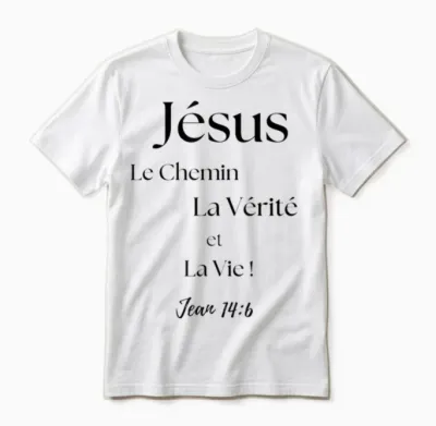 Jesus the Way, Truth and Life Unisex T-Shirt - White