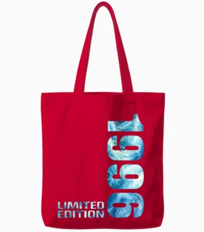 1996 Mann Frau 30. Geburtstag Limited Edition 30 Tote Bags - Red