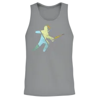 Fencing Retro Unisex Tank Top - Sport Grey – 2