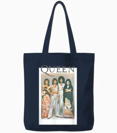 Königin Polaroid Tote Bags - Navy
