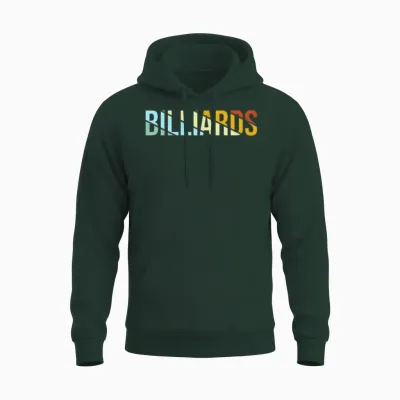 Billiards Retro Unisex Hoodie - Forest