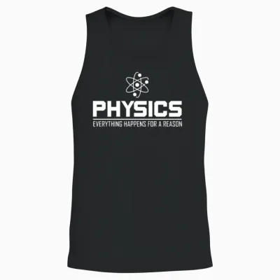 Physics Unisex Tank Top - Black