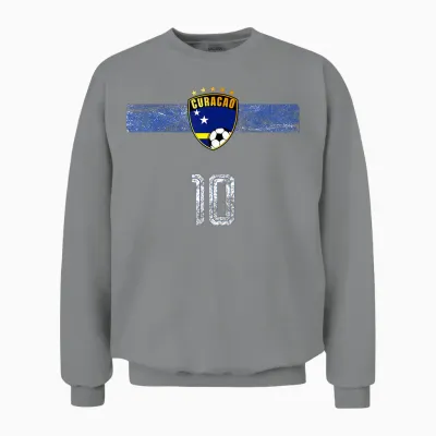 Retro Curacao Flagge Curacaoan Pride Lovers Unisex Sweatshirt - Sport Grey