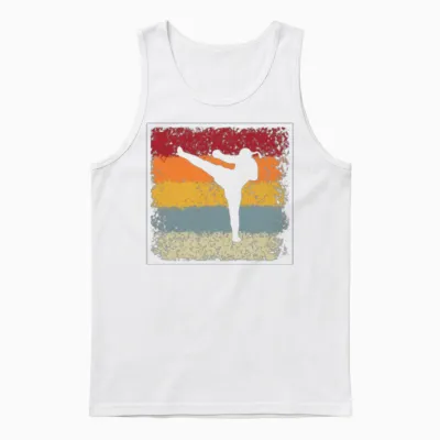 Mma Retro Unisex Tank Top - White