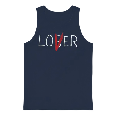 Loser Lover Unisex Tank Top - Navy