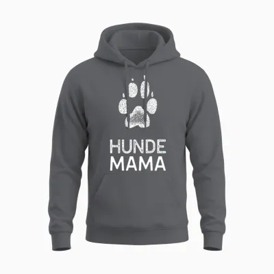 Dog Mum Woman Dog Mummy Dog Unisex Hoodie - Charcoal