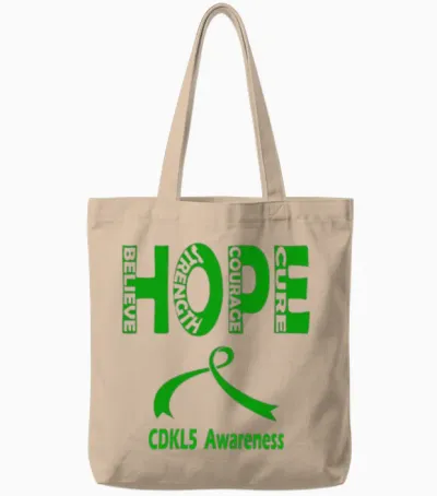 Cdkl5 Awareness Tote Bags - Natural