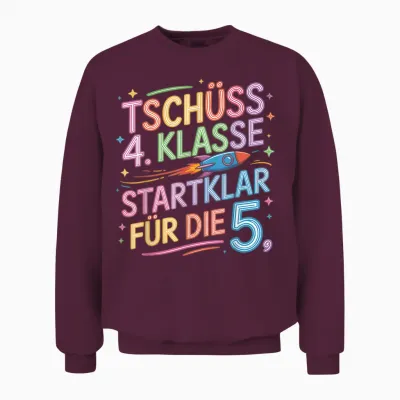 Abschluss Grundschule 2026 Grundschule Absolvent Abgänger Unisex Sweatshirt - Maroon