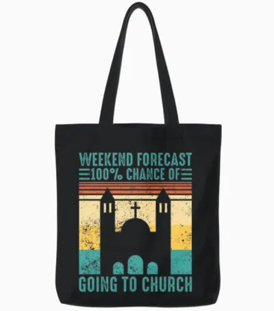 Funny Mormon Tote Bags - Black