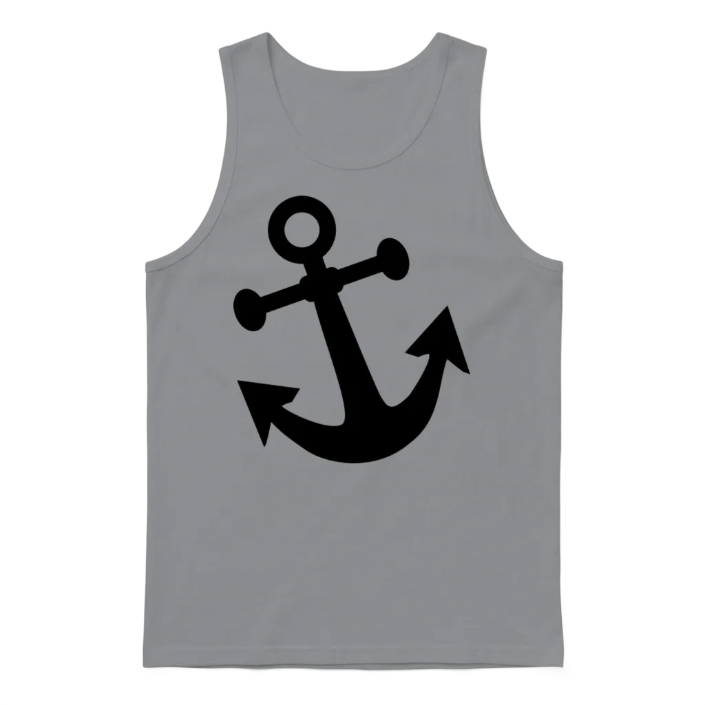 Anchor Unisex Tank Top - Sport Grey