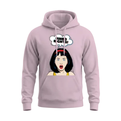 Bimbo Rights Funny Feminist Unisex Hoodie - Light Pink