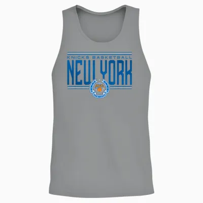 Nba New York Knicks City Pride Unisex Tank Top - Sport Grey