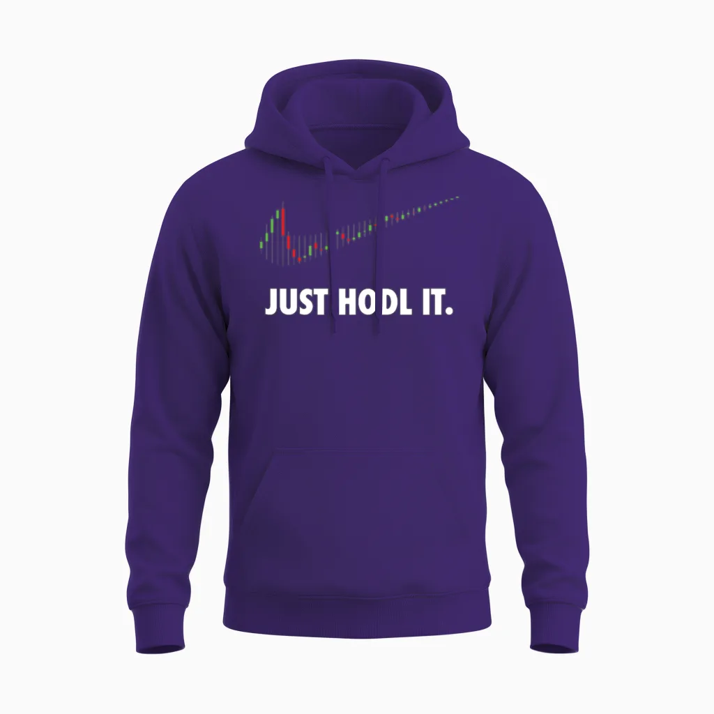 Bitcoin Crypto Blockchain Money Gif Christmas Unisex Hoodie in Purple