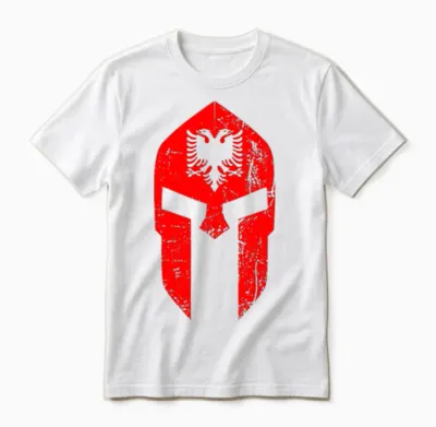 Albanien Geschenk Flagge Albania Vintage Albaner Kosovo Unisex T-Shirt - White