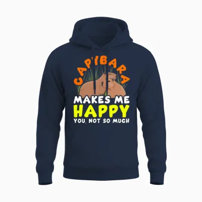 Capybara Capy Unisex Hoodie - Navy