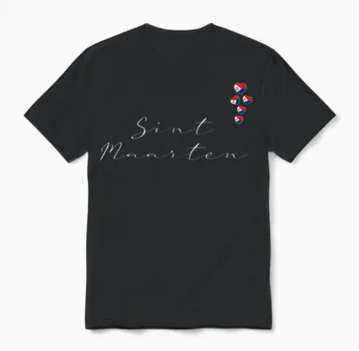 Sint Maarten Unisex T-Shirt - Black