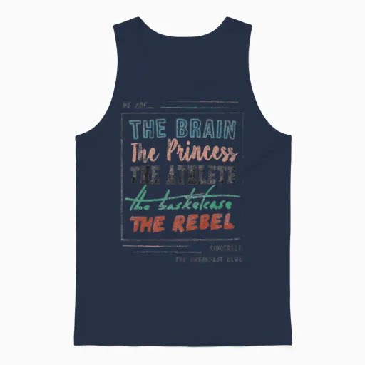The Breakfast Club We Are… Unisex Tank Top in Navy